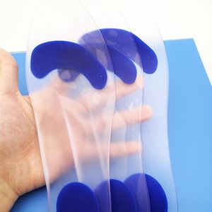 Semelle intérieure en Gel pour traitement des pieds, coussin de Massage en Silicone Transparent pour le sport, Correction du soutien de la voûte plantaire, 1 paire