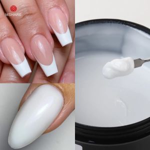 Gel Mshare 250g Gel en acrylique blanc français Gel en acryl dur pour extension des ongles