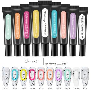 Décoration de l'ongle Gel Photothérapie Glue coréenne élastique 5D Gel Solid Candy Macaron Transluctif 10 Color DIY Gel Nail Art