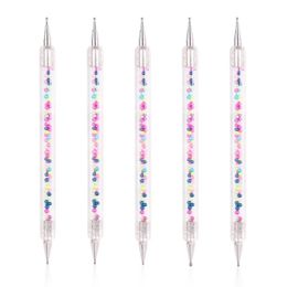 Peinture de gel dessin nail art dotting stylo acrylique caviar pincel salon décorations de manucure outils kit