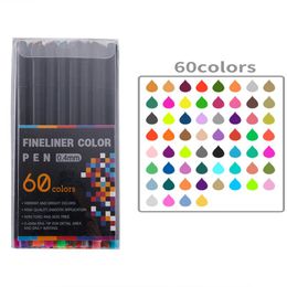 Gelpennen 100 kleuren neutrale marker pen kleurrijke permanente fineliner voor schoolkantoor set inkt arts -benodigdheden