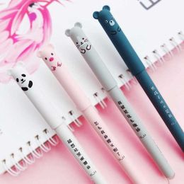 Gelpennen 110PCSSet schattige panda magie wissende gelpen 035 mm blauwe zwarte inkt vullen rod school schrijven stationery gel inkt pen j230306