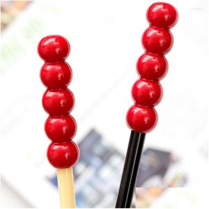 Gel Pens 1Pc Chinese Peking Candied Fruit Pen School Office Supply Drop Delivery Business Industrial Writing Supplies Dhnbo