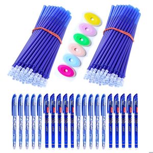 Gel Pens 226 pcs/set Erasable Pen Refill Rods 0.5mm Washable Handle Erasable Gel Pen Set Magic Black Blue Red Ink Pen Kawaii Stationery 230525