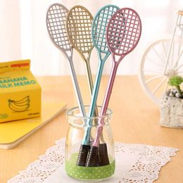 Gelpennen 4pcspack Creative Badminton Rackets Style gel Pens schattige kantoorbenodigdheden J230306