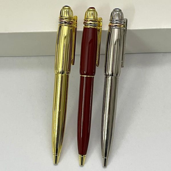 Stylos à gel stylo à bille en métal flammé modèle de glaçage fournitures d'écriture de bureau avec boîte d'origine rouge Top GiftGel GelGel
