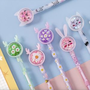 Stylos Gel mignon stylo Kawaii 0.5mm nouveauté dessin animé encre noire apprentissage pour enfants cadeaux promotionnels école bureau papeterie