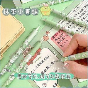 Stylos à gel Papeterie japonaise Papeterie mignonne Retour à l'école Choses coréennes Kawaii Pen Drop Livraison Bureau Business Industrial Writin Dhkhb