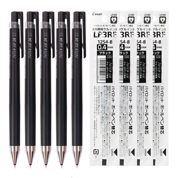 Bolígrafos de gel Juice Up Gel Pen Neutral Gran capacidad Alta calidad 0,5/0,4/0,3 mm Pluma y núcleo Negro Azul Rojo Material de oficina escolar 231122