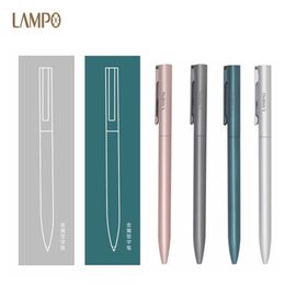 Gel Pennen Lampo Metal Gel Pen Mijia Sign Pens 05mm Zwarte inkt Rollerbal Canetas Gel P voor Business Office Stationery Supplies J230306