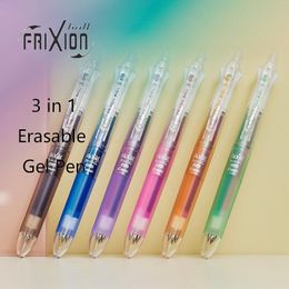 Gel Pens Limited Japan PILOT 3 Stylos de couleur FriXion Clear Gel Pen 0,38 mm Stylo effaçable Comfort Grip Kawaii Fournitures scolaires Papeterie 230707