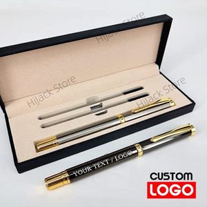 Gel stylènes à bille métallique Signature Signe Gravure Custom Text Custom Gift High Grade Commercial Publicité 230814