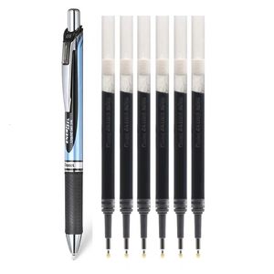 Bolígrafos de gel Pentel BLN75 EnerGel Series Bolígrafos de tinta de gel de secado rápido Bolígrafo neutro tipo prensa de punta de aguja de 0,5 mm con recarga LRN5 230707