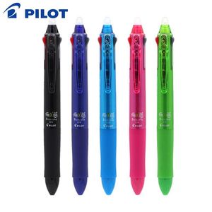 Stylos à gel Pilot LKFB-60EF 3 couleurs Pressez le stylo 0,5 mm Japon Multi-fonction Effaçable Fournitures d'écriture Bureau École