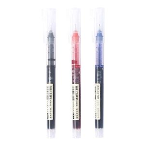 Stylos gel ensemble de 10 pièces 0.5mm stylo roller noir bleu rouge encre en option grand Volume étudiant enfants fournitures d'écriture