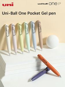 Stylos Gel UNI Pocket Gel stylo Uni-Ball Mini Portable Stylo Super Mignon Chubby Pen corps UMN-SP kawaii papeterie 230704