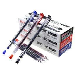 Gelpennen ZUIXUA 12 stuks gelpen 0,38 mm zwart blauw rode inktpennen grote capaciteit schrijven glad schoolstudent pennen kantoorbenodigdheden 231208