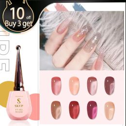 Gel skvp semimitransparent gel gel polonde pudding rose nude gel coloré gels uv gel vernis semi-permanent gel