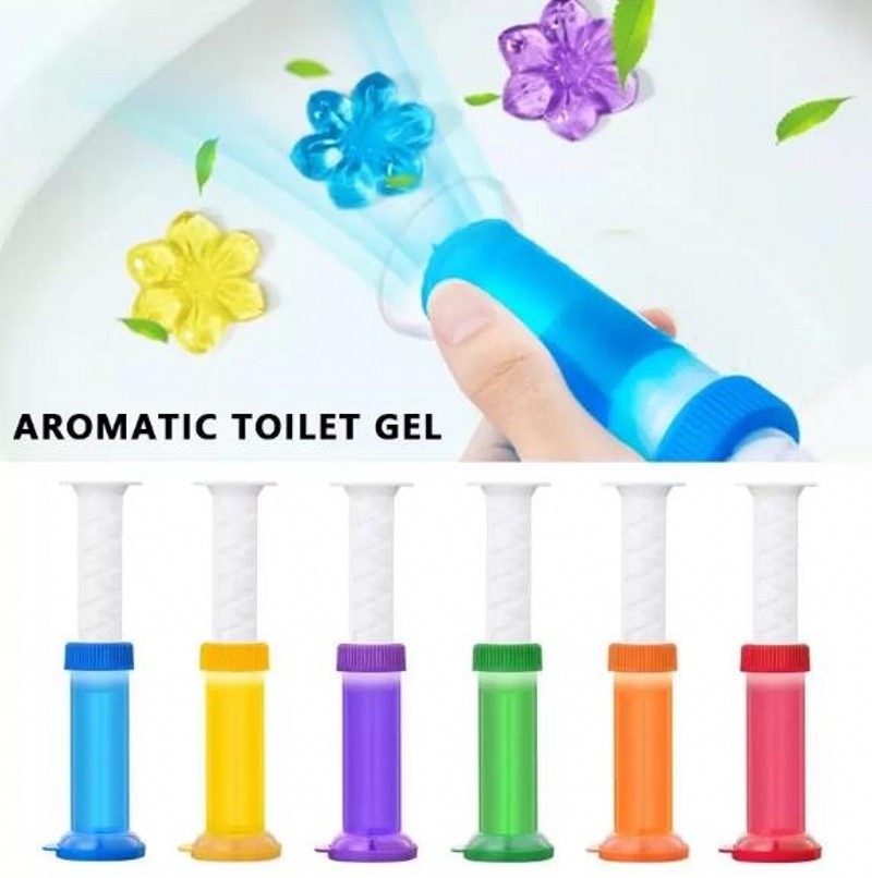 Gel to deodorize the toilet Bathroom deodorant Toilet Supplies aromatic geldeodorant Gives a mild fragrance Helps reduce damp smell Home happy