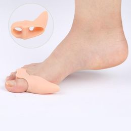 Gel Teen Separator Teen Thumb Brancard Protector Stijltang Corrector Pain Relief Feet Foot Care Tools LX1144