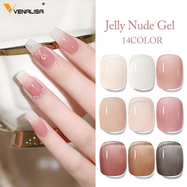 Gel vealisa ongle gel gel polonais kit de couleur kit de couleur semi-transparent gel de gel laquer magnifique couleur complète de couverture complète vernis de gel