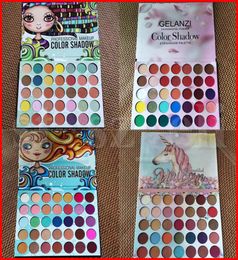 Gelanz 35 kleuren oogschaduwpalet geperst glitter make -up schaduwen palet matte en glinsterende oogschaduw make -up paletten 4 stijlen5110494