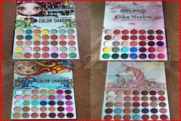 Gelanz 35 kleuren oogschaduwpalet geperst glitter make -up schaduwen palet Matte en glinsterende oogschaduw Make -Up Palettes 4 Styles9803739