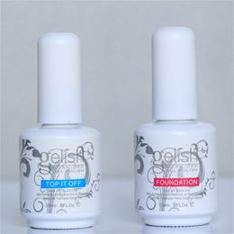 Nagelgel basisjas foundation afwezig van de polish voor nagel art gel lak LED UV Harmony Top Coat Drop