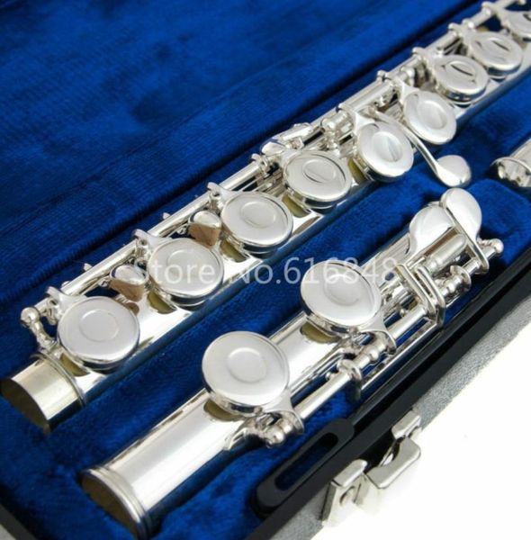 Gemeinhardt 2esp c Tune Flaute Brand 16 Keys Holeros Carronickel Cupronickel Instrumento musical plateado plateado Flaut con Case4465508