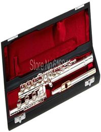 Gemeinhardt 3OB GLP 17 toetsen open gat verzilverde fluit c deuntje gouden lip fluit muziekinstrument met hoge kwaliteit met case2873466