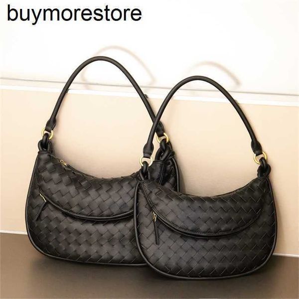 Gemellis Sacs BottegassVenetaa Sac à bandoulière en cuir véritable Sac sous les bras Gemelli en peau de mouton Hobo véritable demi-lune femmes tissé marque sac à main sacs à main Shopping fourre-tout F