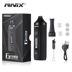 GEMINI Kit de stylo vape pour vaporisateur d'herbes sèches 2200mAh Écran OLCD Contrôle de la température Stylo vape à base de plantes Kits USB Type-C Original ANIX