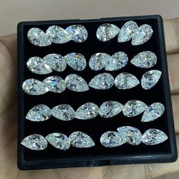 Pierres précieuses Meisidian D VVS 6x9mm 1.5Karat Moissanite allonger la goutte d'eau poire diamant prix par Carat