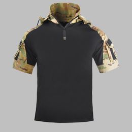 Gen3 Hooded Tactical Shirt Army Fans Outdoor Combat Training Uniformen Mannen Wandelen CS Schieten jachtjacht militaire camouflage shirts