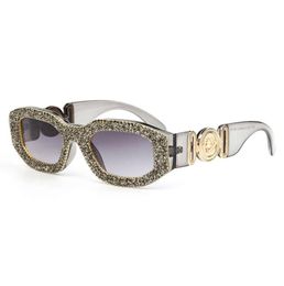 genda marque digner mode style européen luxe diamant strass carré femmes hommes verre de soleil shad lunettes de soleil 20213708358