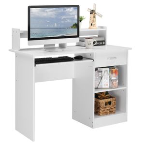 Algemene stijl Modern E1 15mm spaanbord computerbureau wit