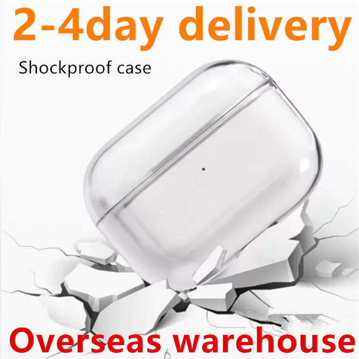 For airpods pro 2 3 airpod pro earphones Shockproof Case Accessories Solid Silicone Cute Protective Headphone Cover Wireless Charging case