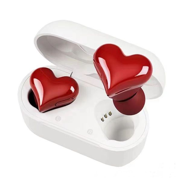 Heartbuds TWS Bluetooth 5.3 écouteurs véritable sans fil dans l'oreille en forme de coeur écouteurs amour forme Instagram Style chaud