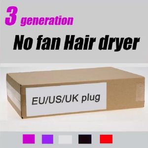 Generatie 3e HD03 Geen ventilator Vacuüm Haardroger Professionele salon Tools Blaa warmte Super Speed ​​Hairs Dryers US/UK/EU -plug