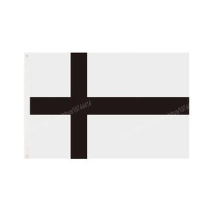 Generieke Nordic Cross-vlag 90 x 150 cm 3 * 5ft aangepaste banner metalen gaten inkommen binnen en buiten kunnen worden aangepast