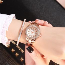 Genève Designer Femmes Strass Montres Lady Robe Montre Diamant De Luxe Montre-Bracelet Dames Cristal Quartz Horloge Montres275p