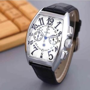 GENEVA LUXURIE Cuir Band Self-Wind Mechanical Men Watch Dosshipping Day Date Squelette Men Automatic Matchs Gifts Franck Muller Exquis Black Famous Mark 9061