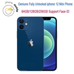 Geniune desbloqueado Apple iPhone 12 mini ram genuino 4gb ROM 64/128/256GB A14 IOS FACE ID NFC 5G Suppport Face ID