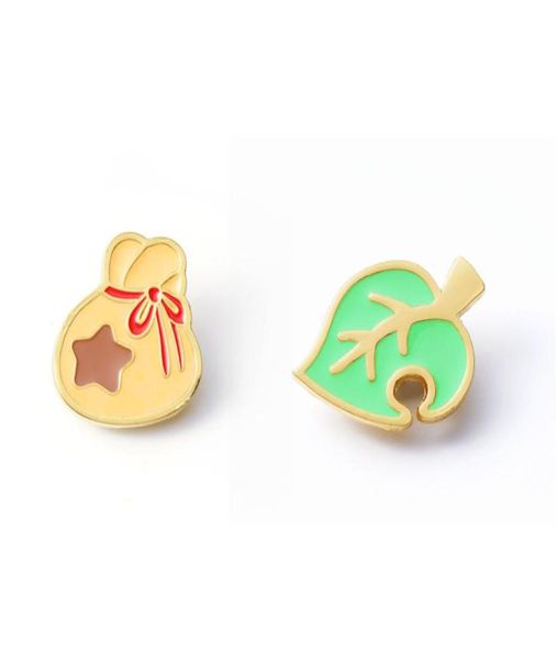 Genshin Impact Animal Cosas lindas Insignias de alfiler de esmalte en la mochila Anime Brooch Pins Accesorios de joyería Regalo de vacaciones Green Lea9695339