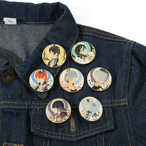 Genshin Impact Character Perifere broche muntvormige pin bag kleding accessoires figuren badges