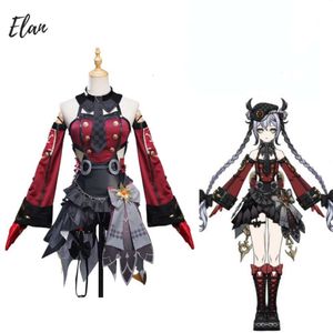 Genshin Impact Code nom M Cosplay Fontaine sorcière Andersdotter Cosplay Costume gothique fille robe Outfitcosplay