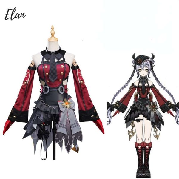 Genshin Impact Code nom M Cosplay Fontaine sorcière Andersdotter Cosplay Costume gothique fille robe Outfitcosplay