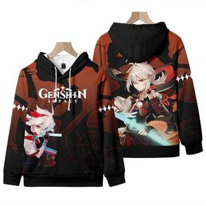 Genshin Impact Kaedehara Kazuha Cosplay Hoodie Hip Hop Graphic Sweatshirts Poleron Hombre Streetwear Unisex Harajuku Tracksuit Y220713