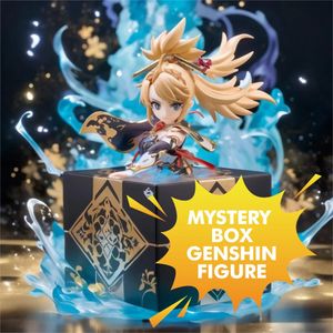 Genshin Impact Mystery Box Anime Figure Game Action Blind Blind Lucky Model Doll 240416