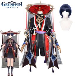 Genshin Impact Scaramouche Cosplay Costume uniforme costumes ensemble complet tenue Balladeer Kunikuzushi Halloween Costume pour Mencosplay